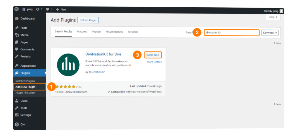 How to install DivinationKit Elevate Your Divi Experience with Advanced Modules and Layouts How to install DiviNationKit