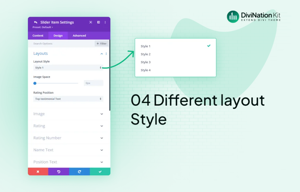 04 different layouts