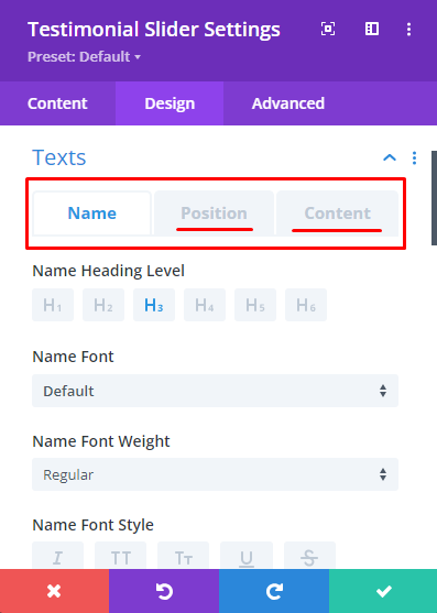 image DivinationKit Elevate Your Divi Experience with Advanced Modules and Layouts Testimonial Slider Settings