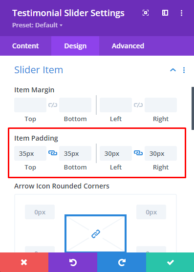 image DivinationKit Elevate Your Divi Experience with Advanced Modules and Layouts Slider item settings
